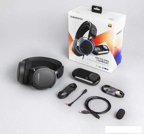 Наушники с микрофоном SteelSeries Arctis Pro + GameDAC - фото 4 - id-p224516788