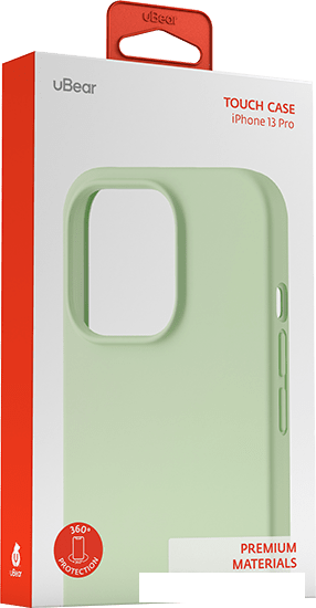 Чехол для телефона uBear Touch Case для iPhone 13 Pro (светло-зеленый) - фото 5 - id-p224234714