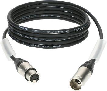 Кабель Klotz DMX5DK1S1000 5-pin XLR - 5-pin XLR (10 м, черный)