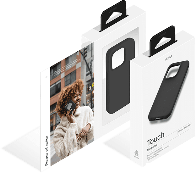 Чехол для телефона uBear Touch Mag для iPhone 15 Pro Max (черный) - фото 5 - id-p224234998