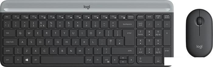 Клавиатура + мышь Logitech MK470 Slim Wireless Combo - фото 1 - id-p224103047