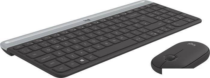 Клавиатура + мышь Logitech MK470 Slim Wireless Combo - фото 3 - id-p224103047