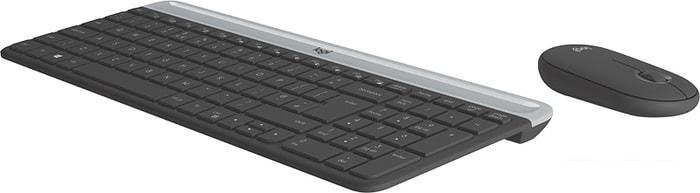 Клавиатура + мышь Logitech MK470 Slim Wireless Combo - фото 4 - id-p224103047