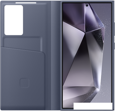 Чехол для телефона Samsung View Wallet Case S24 Ultra (фиолетовый) - фото 2 - id-p224235024