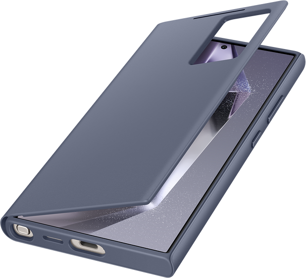 Чехол для телефона Samsung View Wallet Case S24 Ultra (фиолетовый) - фото 3 - id-p224235024