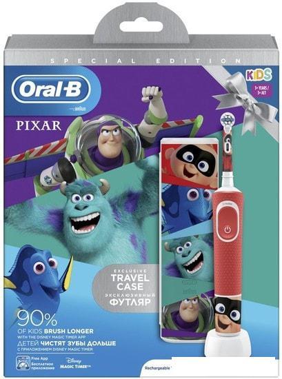 Электрическая зубная щетка Braun Oral-B Kids Pixar D100.413.2KX - фото 3 - id-p224517133