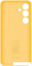 Чехол для телефона Samsung Silicone Case S24 (желтый), фото 3