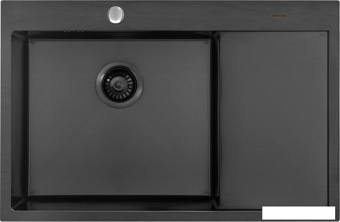 Кухонная мойка ARFEKA AF 780*505 L Black PVD Nano