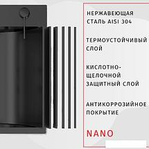 Кухонная мойка ARFEKA AF 780*505 L Black PVD Nano, фото 2