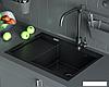 Кухонная мойка ARFEKA AF 780*505 L Black PVD Nano, фото 2
