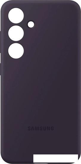 Чехол для телефона Samsung Silicone Case S24+ (темно-фиолетовый) - фото 1 - id-p224255327