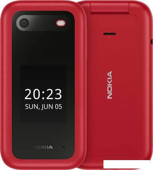 Кнопочный телефон Nokia 2660 (2022) TA-1469 Dual SIM (красный) - фото 1 - id-p224428347