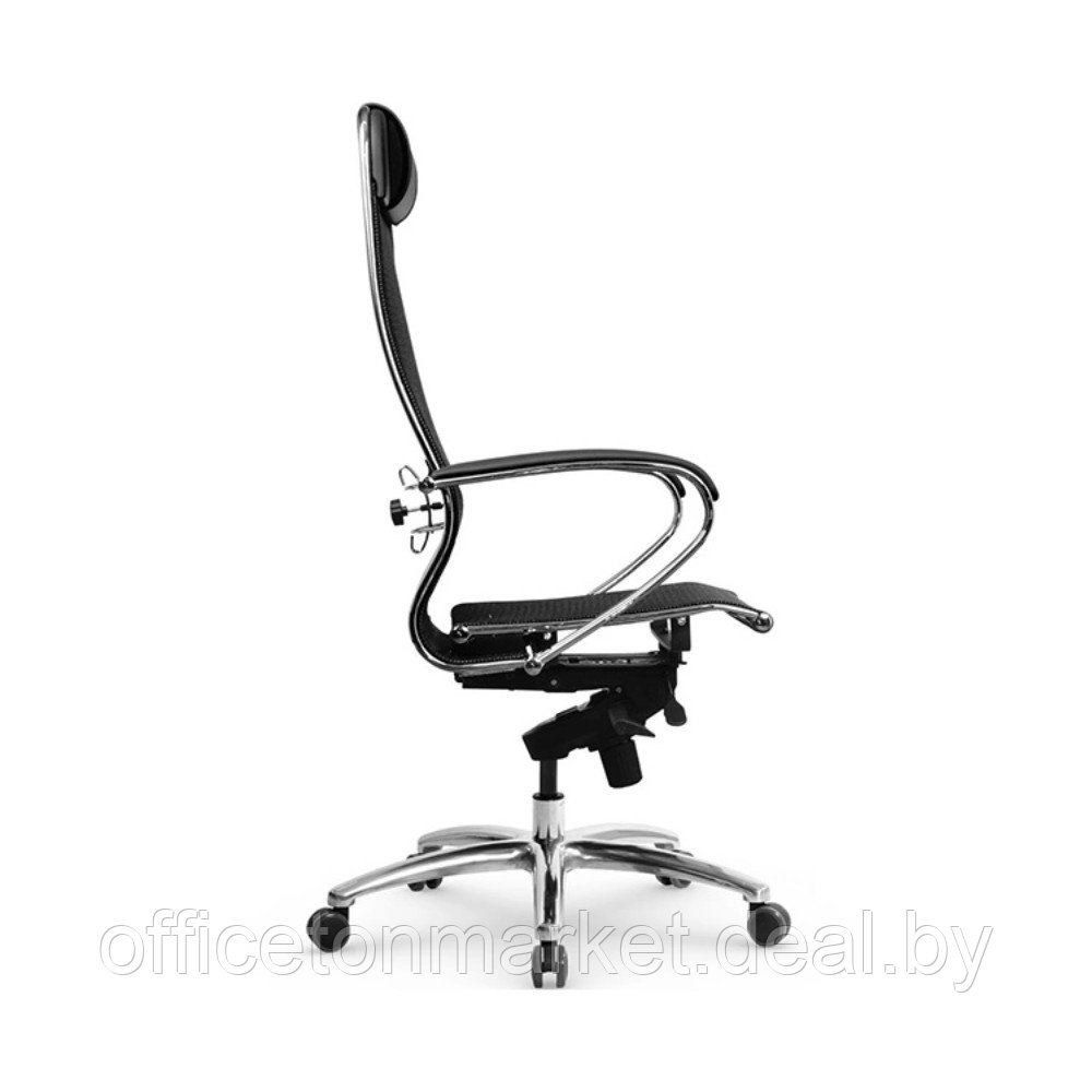 Кресло для руководителя "Metta Samurai S1 Black", ткань, сетка, металл, черный - фото 2 - id-p185428882