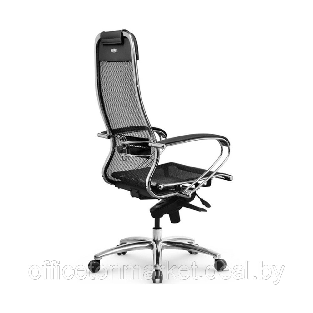 Кресло для руководителя "Metta Samurai S1 Black", ткань, сетка, металл, черный - фото 3 - id-p185428882