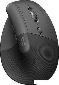 Вертикальная мышь Logitech Lift (графит)