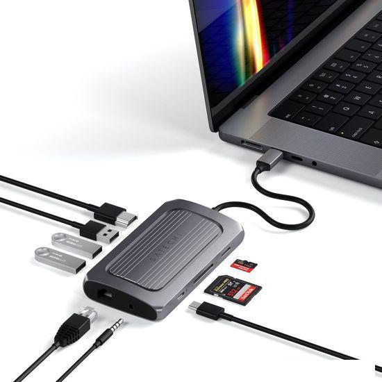 Док-станция Satechi USB 4 Multiport Adapter With 8K HDMI ST-U4MA3M - фото 5 - id-p224148863