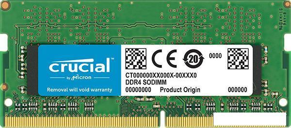 Оперативная память Crucial 8GB DDR4 SODIMM PC4-21300 CT8G4SFS8266, фото 2
