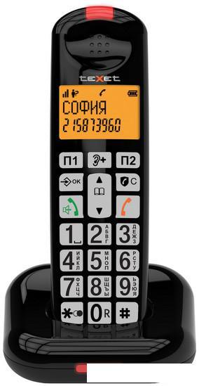 Радиотелефон TeXet TX-D7855A (черный) - фото 1 - id-p224148889
