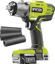 Ударный гайковерт Ryobi R18IW3-120S 5133003574 (с 1-им АКБ), фото 2