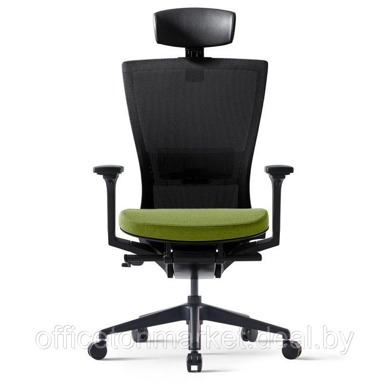 Кресло для руководителя BESTUHL "S10", сетка, ткань, пластик, зеленый - фото 2 - id-p220946557