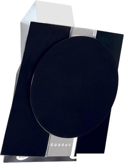 Кухонная вытяжка Elikor Графит 80Н-700-Э4Д (нержавеющая сталь/черное стекло)