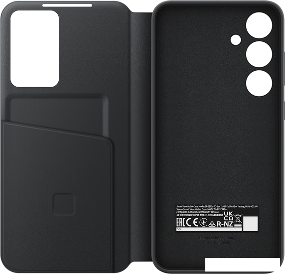Чехол для телефона Samsung View Wallet Case S24+ (черный) - фото 4 - id-p224428789
