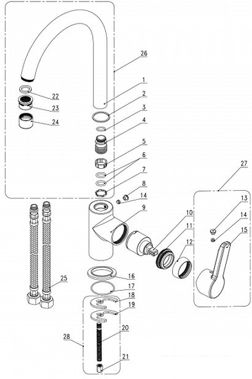 Смеситель IDDIS Sena SENSBR0i01 - фото 3 - id-p224390188