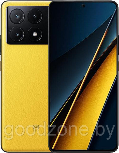 Смартфон POCO X6 Pro 8GB/256GB с NFC международная версия (желтый) - фото 1 - id-p224534388