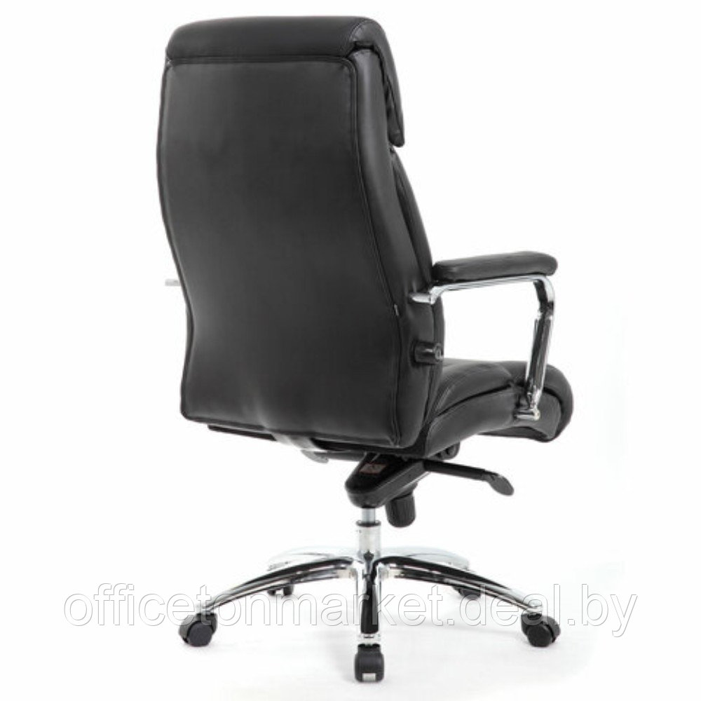 Кресло для руководителя BRABIX "PREMIUM Phaeton EX-502", кожа, металл, черный - фото 4 - id-p222167364