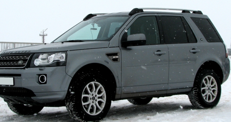 Рейлинги АПС (без паза) для Land Rover Freelander II без люка 2006-2014 СЕРЫЕ.