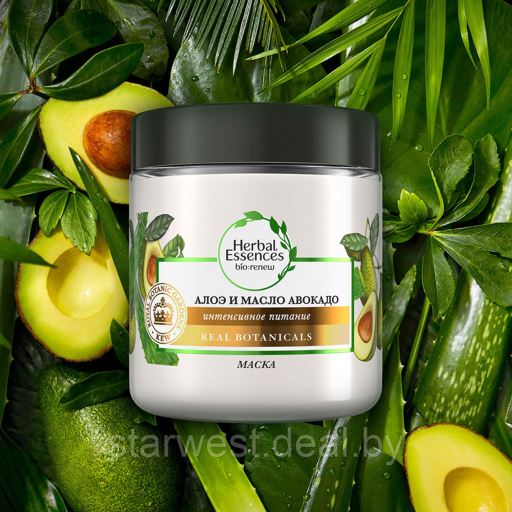 Herbal Essences Интенсивное Питание 250 мл Маска для волос питательная с алоэ и маслом авокадо - фото 3 - id-p224534515