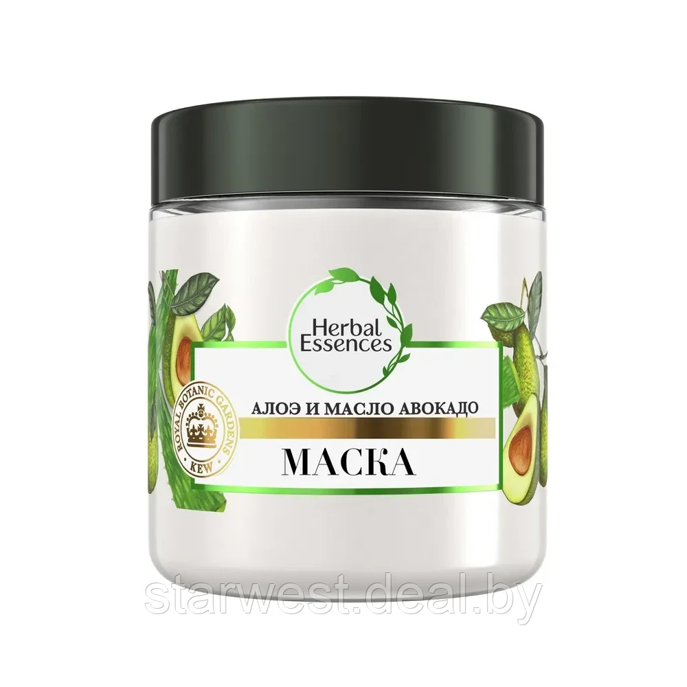 Herbal Essences Интенсивное Питание 250 мл Маска для волос питательная с алоэ и маслом авокадо - фото 2 - id-p224534515