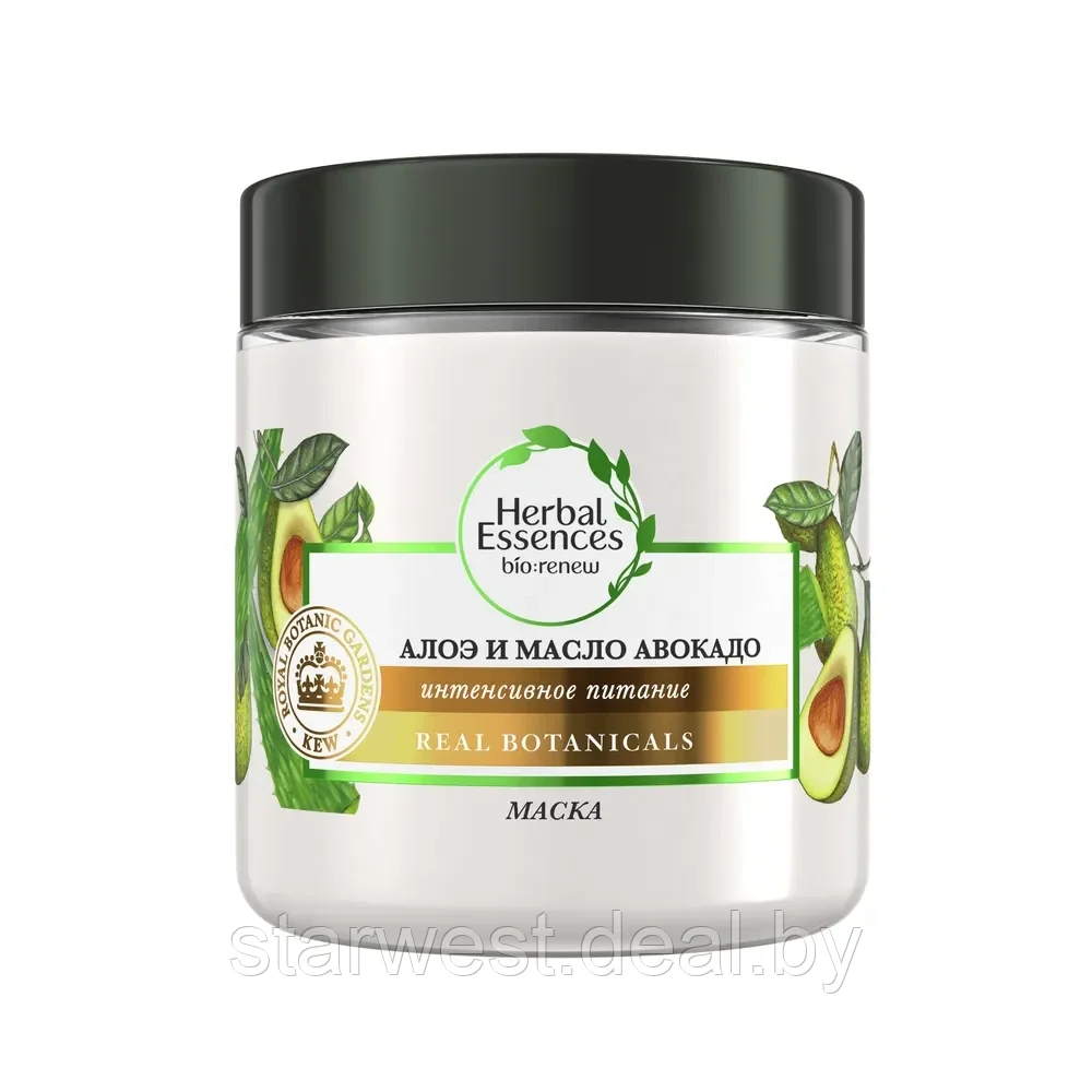 Herbal Essences Интенсивное Питание 250 мл Маска для волос питательная с алоэ и маслом авокадо - фото 1 - id-p224534515