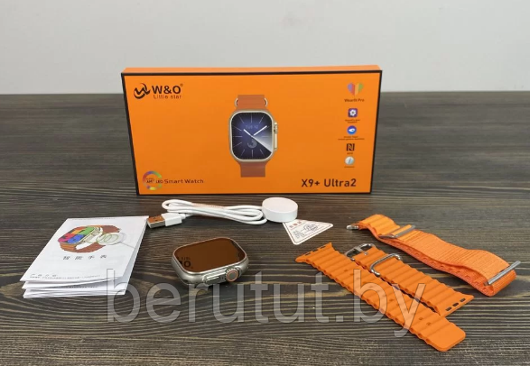 Смарт часы умные Smart Watch W&O X9+ Ultra 2 (AMOLED) - фото 5 - id-p224534635
