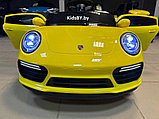 Детский электромобиль RiverToys F333FF (желтый глянец) Porsche, фото 2