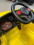 Детский электромобиль RiverToys F333FF (желтый глянец) Porsche, фото 3