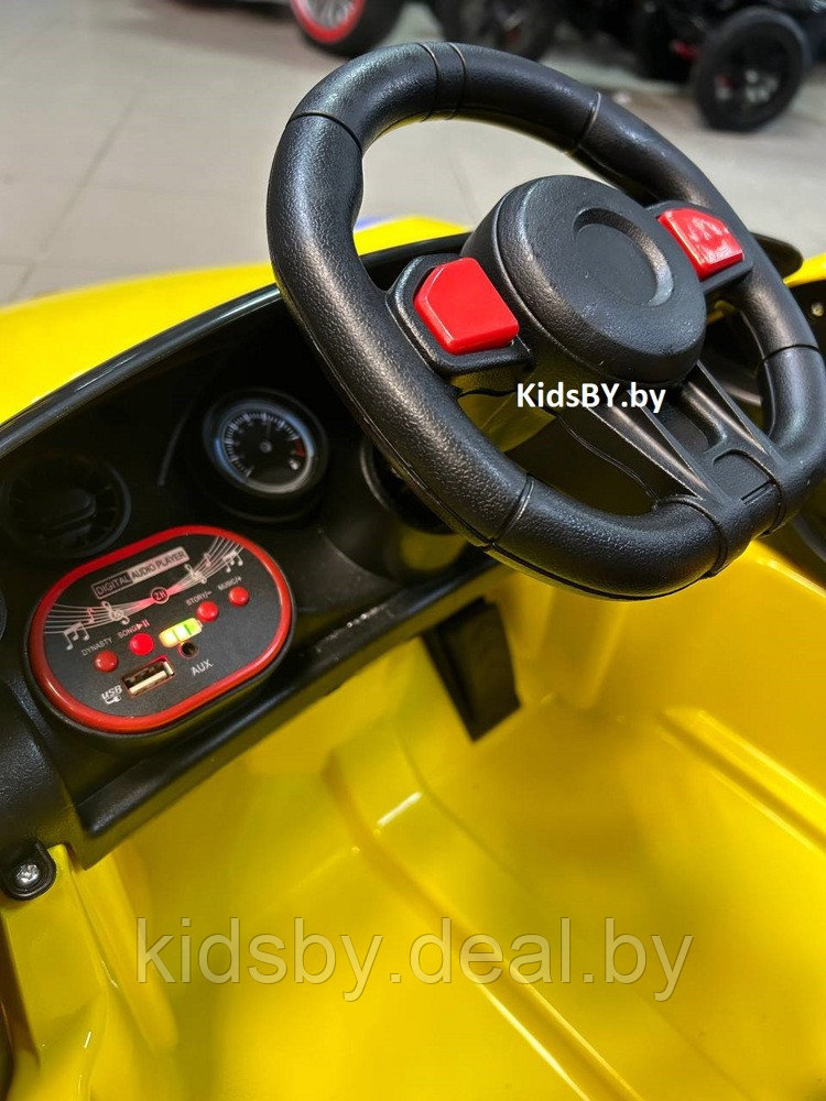 Детский электромобиль RiverToys F333FF (желтый глянец) Porsche - фото 3 - id-p213378594