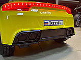 Детский электромобиль RiverToys F333FF (желтый глянец) Porsche, фото 5