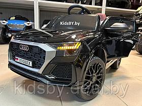 Детский электромобиль RiverToys X008XX (черный глянец) Audi
