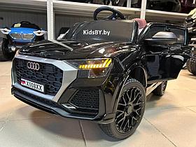 Детский электромобиль RiverToys X008XX (черный глянец) Audi