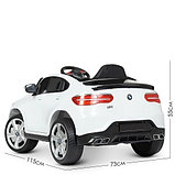 Детский электромобиль RiverToys BMW X6M Lux X011XX (белый) полноприводной, фото 4