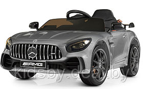 Детский электромобиль RiverToys Mercedes AMG Lux O088OO (серебристый автокраска)