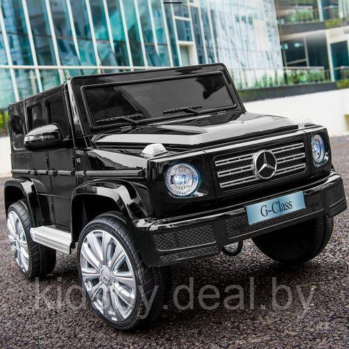 Детский электромобиль RiverToys Mercedes G-Class T009TT (чёрный автокраска)