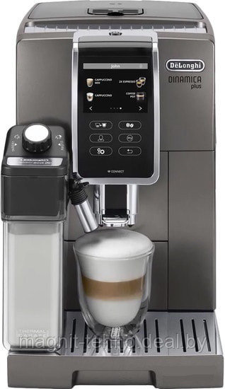 Эспрессо кофемашина DeLonghi Dinamica Plus ECAM 370.95.T - фото 2 - id-p224534657
