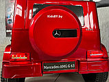 Детский электромобиль RiverToys Mercedes G-Class T009TT (вишнёвый автокраска), фото 6