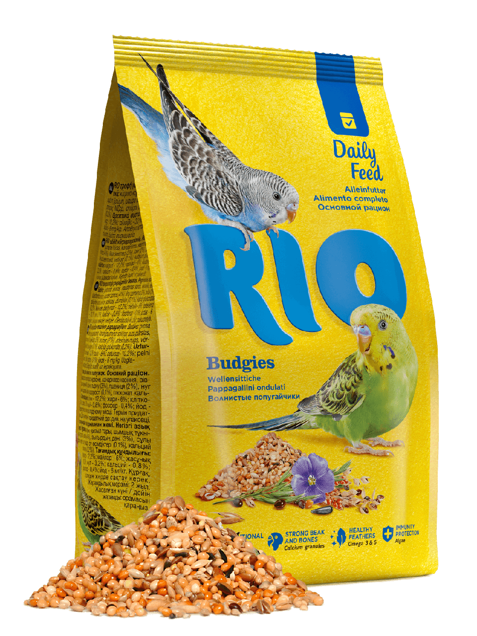 Корм для попугаев волнистых Rio 500г РФ - фото 1 - id-p224430102
