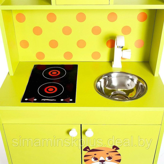 Игровая мебель «Детская кухня «Тигрёнок», цвет зелёный - фото 3 - id-p224535394