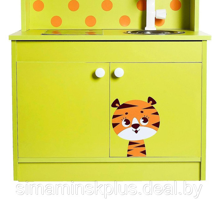 Игровая мебель «Детская кухня «Тигрёнок», цвет зелёный - фото 4 - id-p224535394