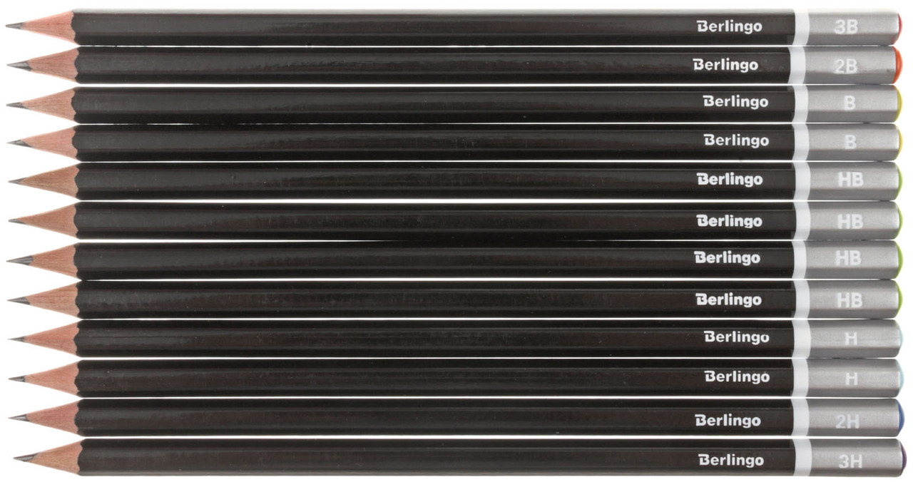 Набор карандашей чернографитных Berlingo 12 шт.