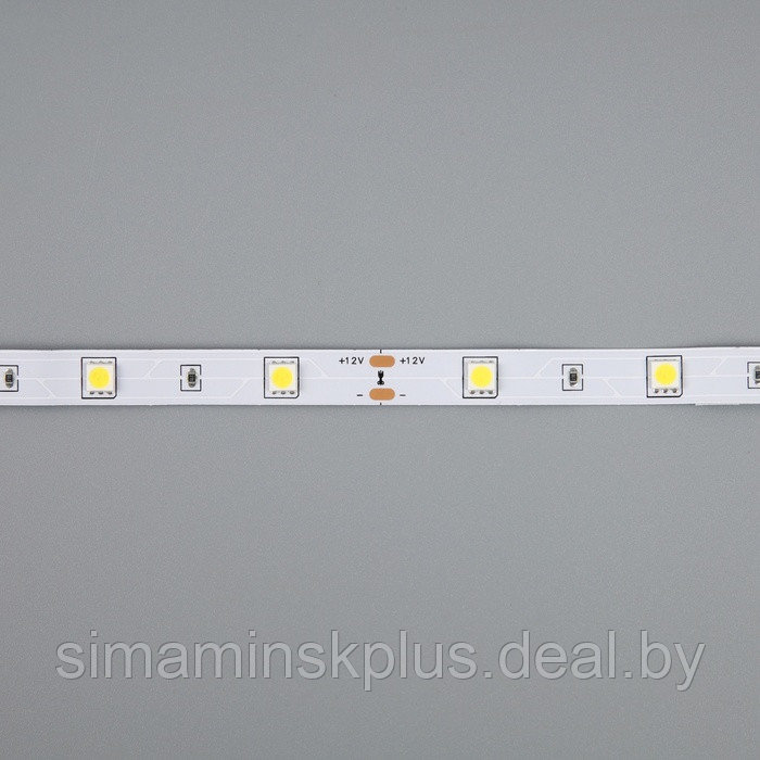 Светодиодная лента ЭРА 12В, SMD5050, 5 м, IP20, 7.2Вт/м, 30 LED/м, 4000К - фото 5 - id-p224535432